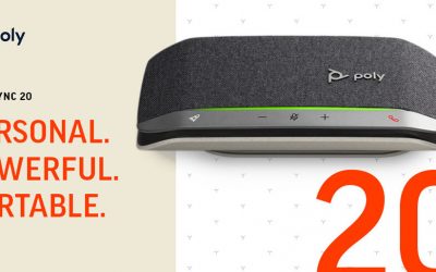 The Poly Sync 20 Portable Speakerphone