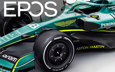 EPOS Aston Martin Cognizant Formula One Headset