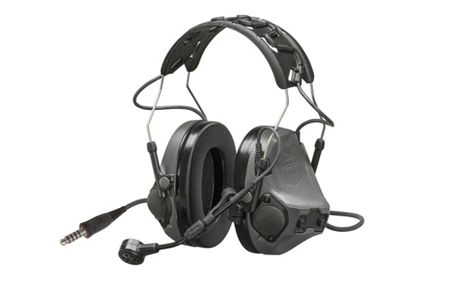 ComTac VIII Headset, Dual-Comms (PELTOR) - Charcoal Grey MT14H418A-38-GE